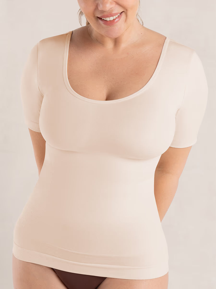 Short Sleeve Shapewear T-Shirt