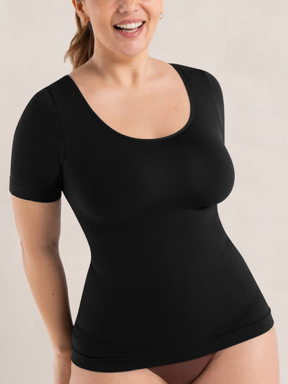 Short Sleeve Shapewear T-Shirt